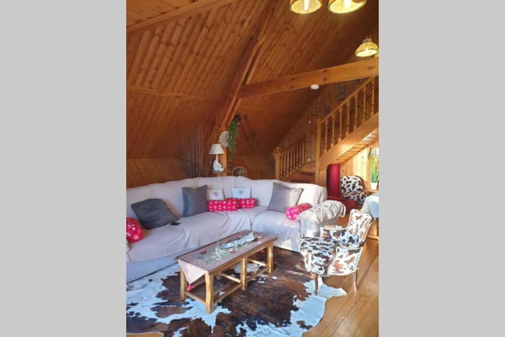 Authentique Chalet Vue Sur Le Lac Et Les Pistes Besse-et-Saint-Anastaise Exteriér fotografie